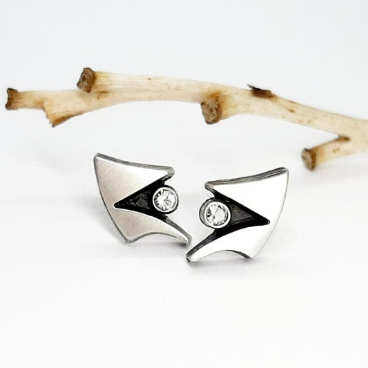 Finnlandsilber Ohrstecker "Segel" APSF22127