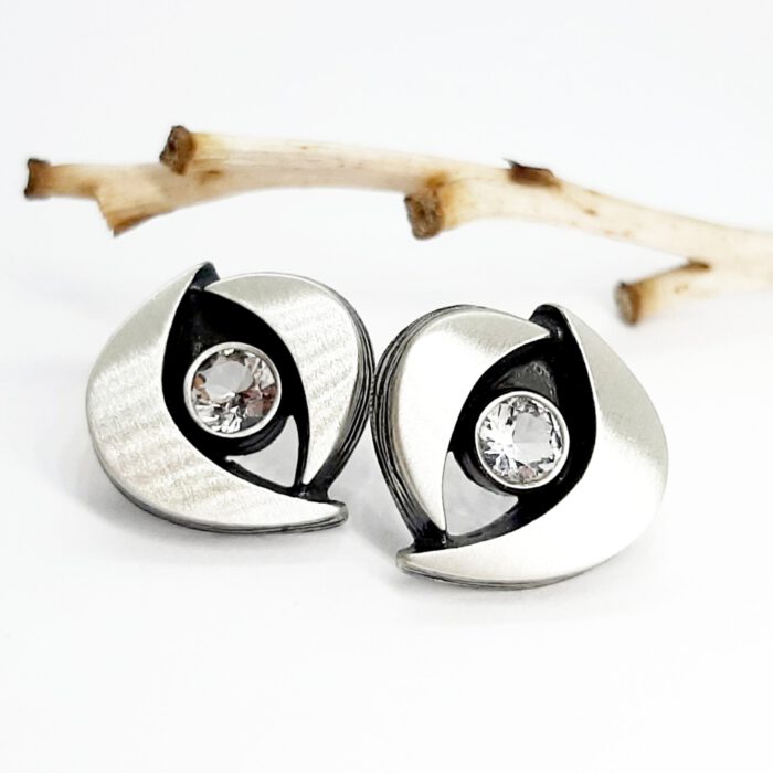 Finnlandsilber Ohrstecker "Bogenschwung" APSF22128