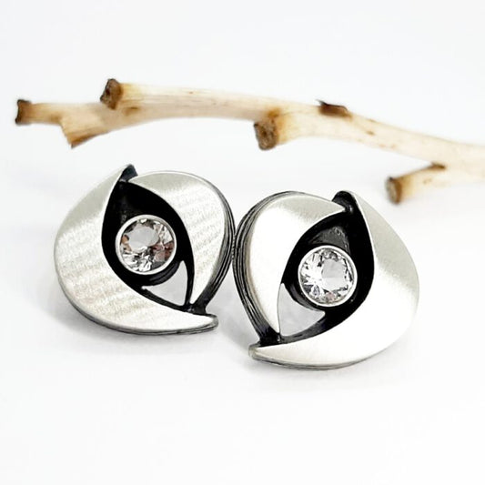 Finnlandsilber Ohrstecker "Bogenschwung" APSF22128