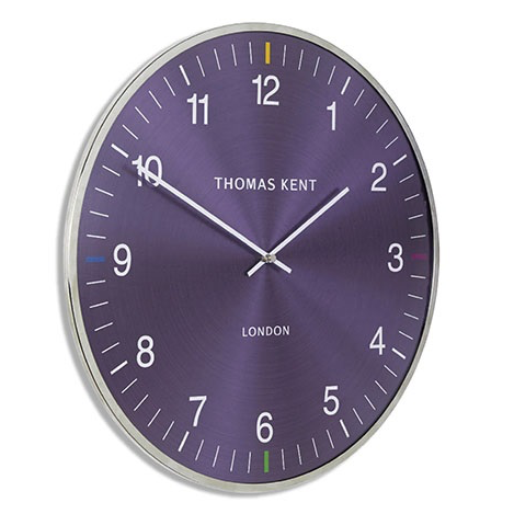 Thomas Kent Wanduhr in Lila - Schmuck & Uhren Andrea Panick