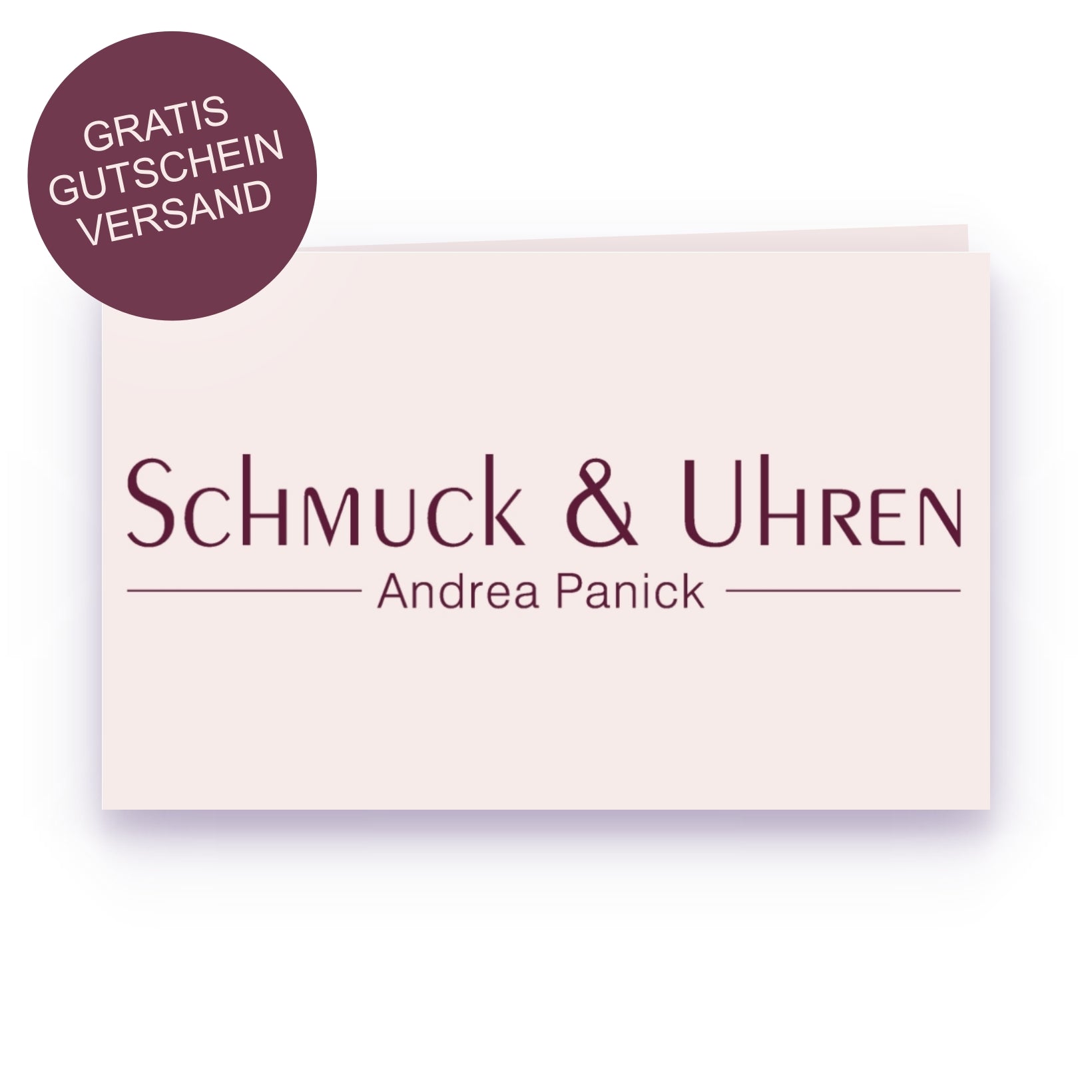 Gutschein Ladengeschäft - Schmuck & Uhren Andrea Panick