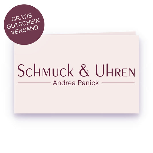 Gutschein Ladengeschäft - Schmuck & Uhren Andrea Panick
