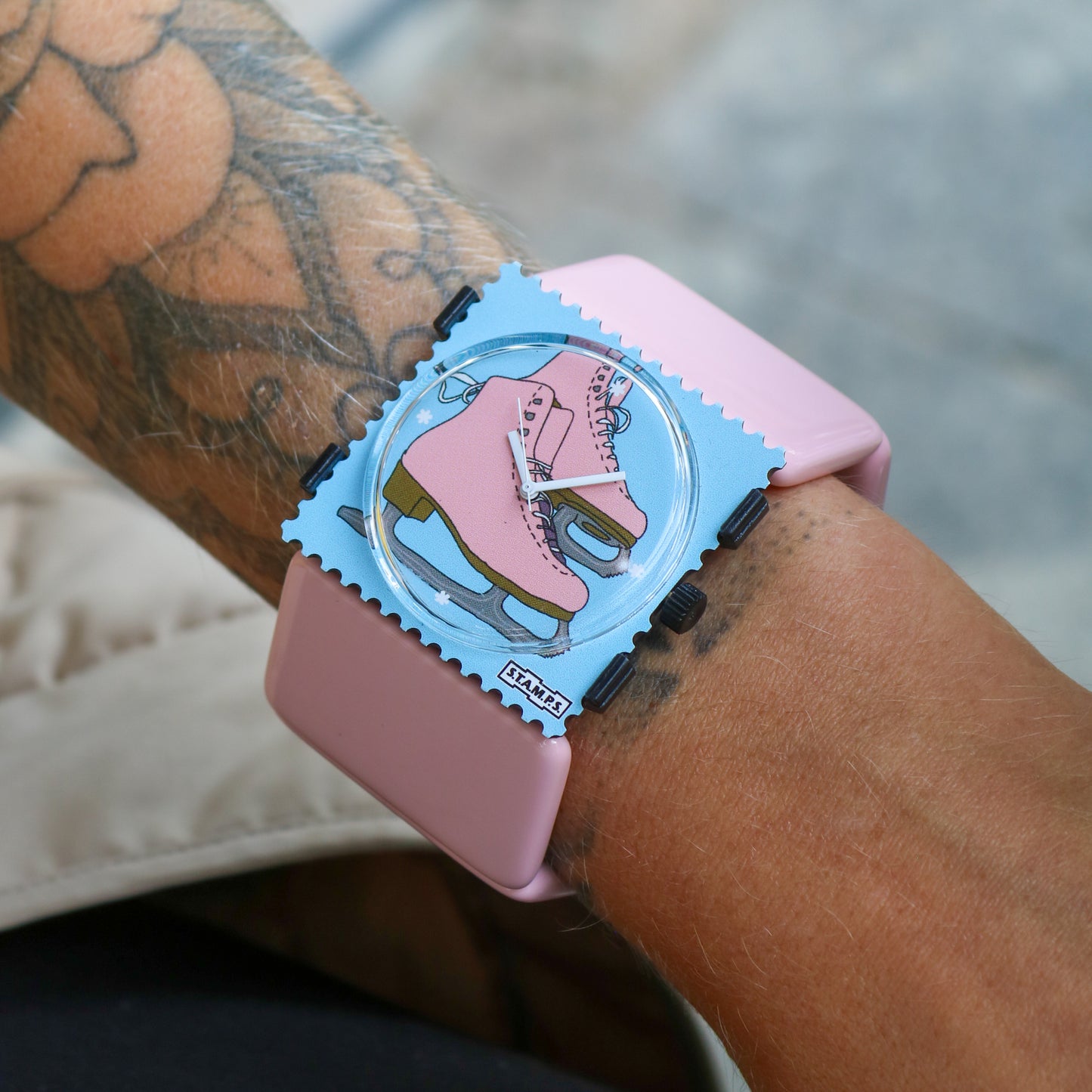 S.T.A.M.P.S. Armbanduhr zum Wechseln "Skating" APSU092522