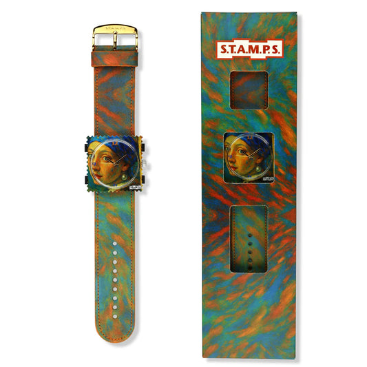 S.T.A.M.P.S.  Armbanduhr "Mädchen mit dem Perlenohrring" APSU04262