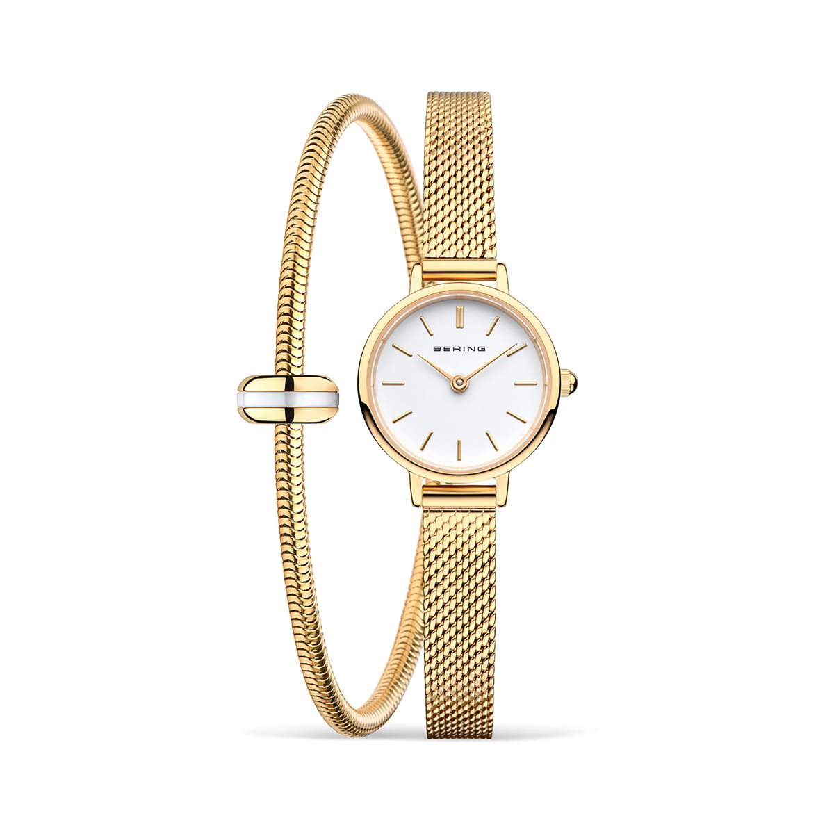 Bering Geschenkset Uhr mit Armband "Lovely Gold" APBW12251