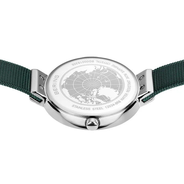 Bering Damenarmbanduhr "Grüne Eleganz" BUAP12228