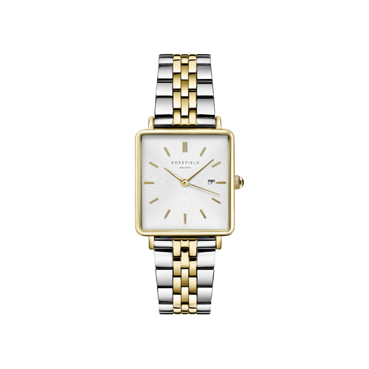 Rosefield Armbanduhr The Boxy Gold Duo APRU3248