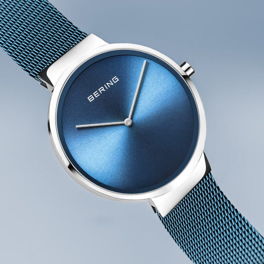 Bering Damenarmbanduhr "Classic Aurora Bluelight" BUAP12226