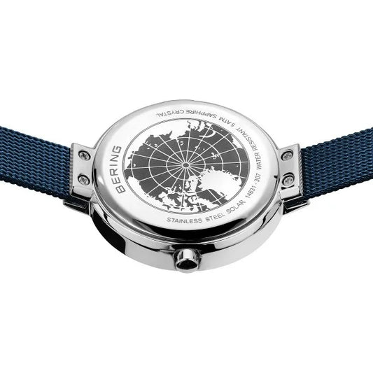 Bering Damenarmbanduhr Solar "Ice" BUAP12227