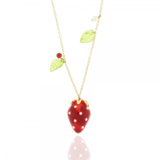 Storch Collier "Erdbeere" lang APSC3261