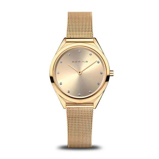 Bering Damenarmbanduhr "ULTRA SLIM 4.8 Golden" BUAP12223