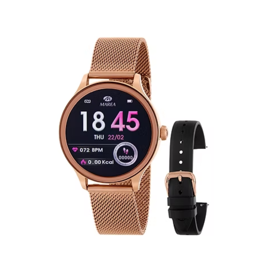 Marea Smart-Watch "Alles im Runden im Bluetooth Talk" in verschiedenen Farben B58012MAPS1255