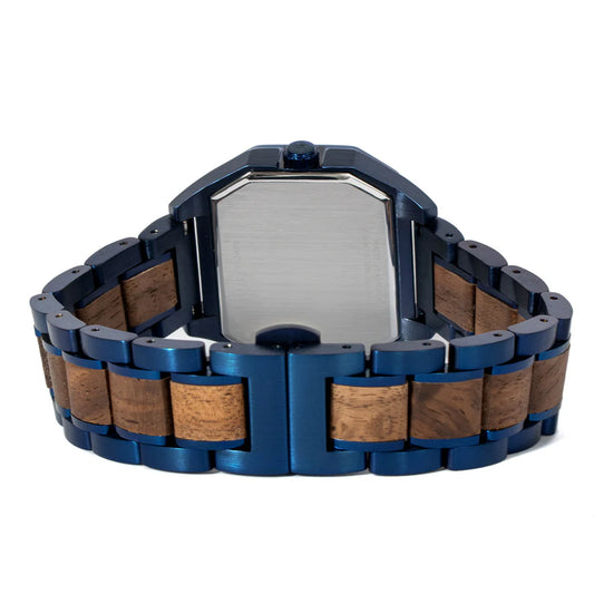 Waidzeit Armbanduhr aus Walnuss "Hamburg" WUAP3261/3