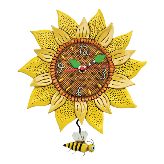 Enesco Wanduhr "Sunny Sunflower" EUAW12247