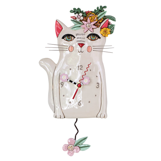 Enesco Wanduhr "Pretty Kitty" EUAW122410