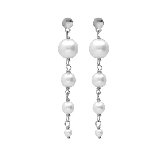 Victoria Cruz Ohrstecker "Perlregen" APVC22611