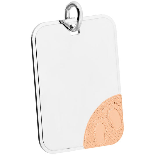 Lollino Gravur Anhänger "geprägte Babyfüße " APLA2269