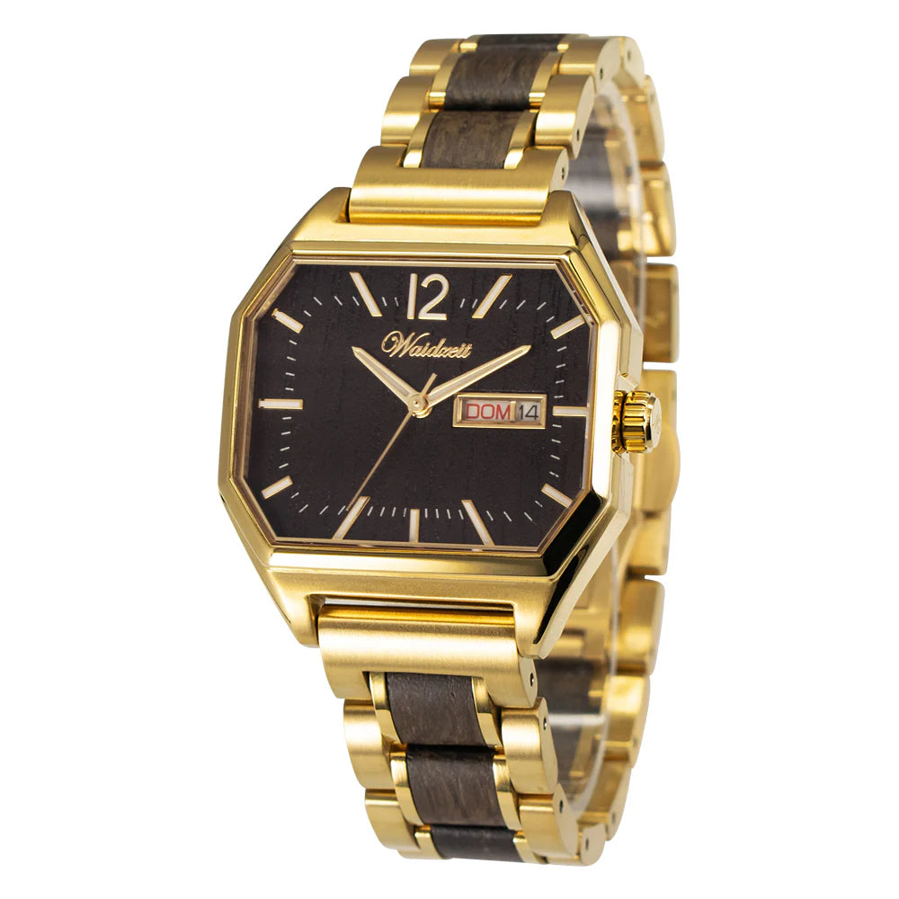 Waidzeit Armbanduhr aus Mooreiche "Wien" WUAP3261/4