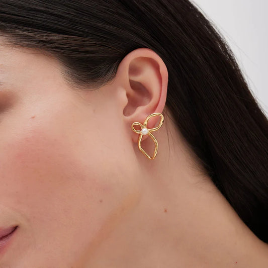 Victoria Cruz Ohrstecker "Blütenschleife" APVC2261