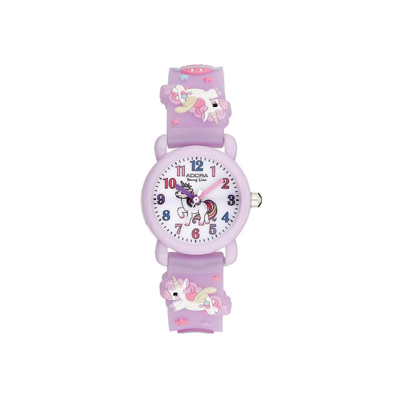 Kinderarmbanduhr "Meerjungfrauen und Einhörner" in verschiedenen Farben KAU4264