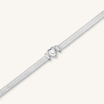 Rosefield Armband "Snake Herz" in verschiedenen Farben APRO3269
