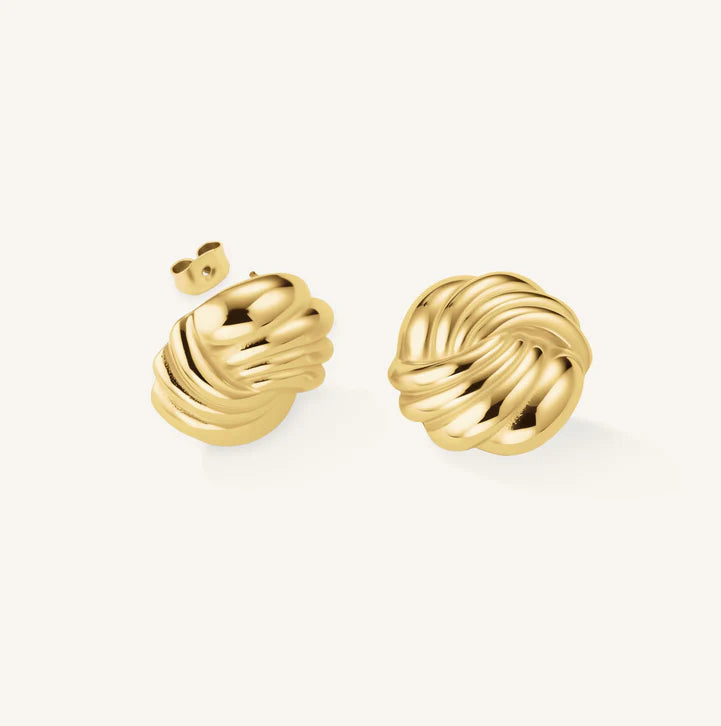 Rosefield Ohrringe "Goldener Knoten" APRO32622