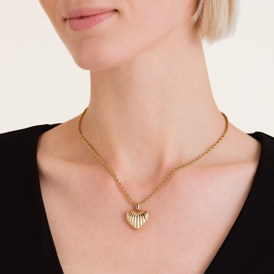 Rosefield Collier "gerilltes Herz" APRO3263