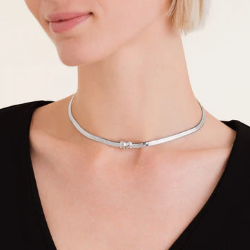 Rosefield Collier "Snake Herz Choker" in verschiedenen Farben APRO3268