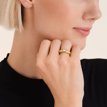 Rosefield Ring "Octagon Siegel" APRO32618