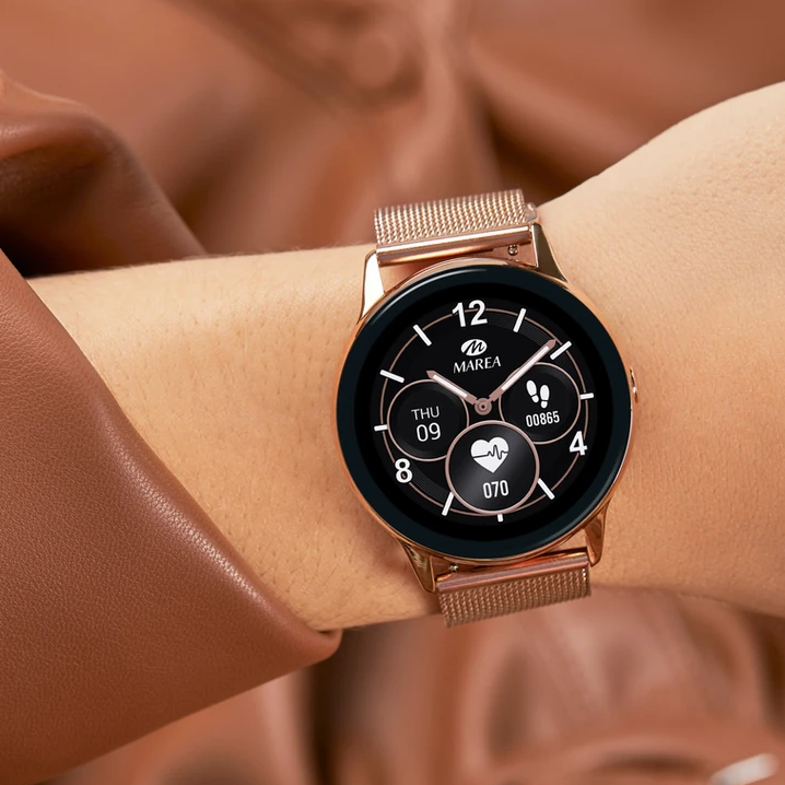 Marea-Smartwatch "Round About" in verschiedenen Farben B58008APMU2379