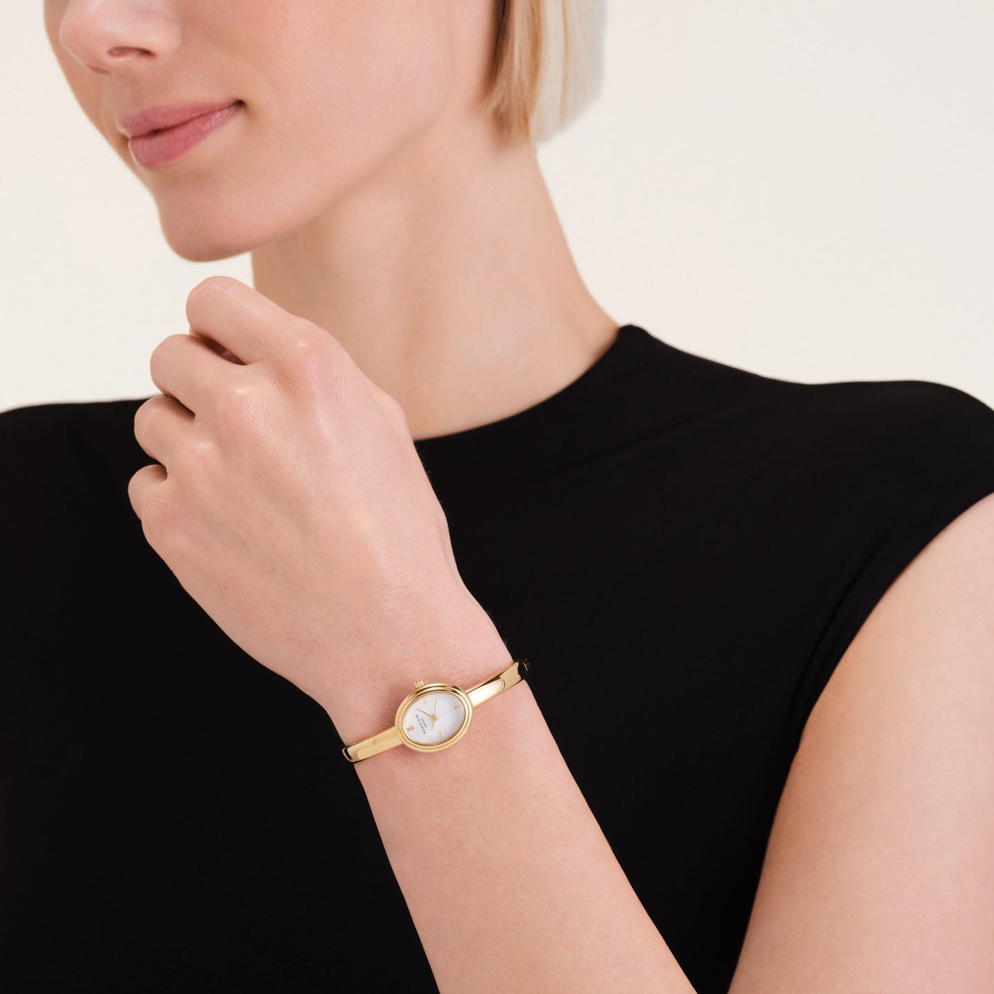 Rosefield Spangen-Armbanduhr "Bangle Gaia Gold" in verschiedenen Größen APRU9254