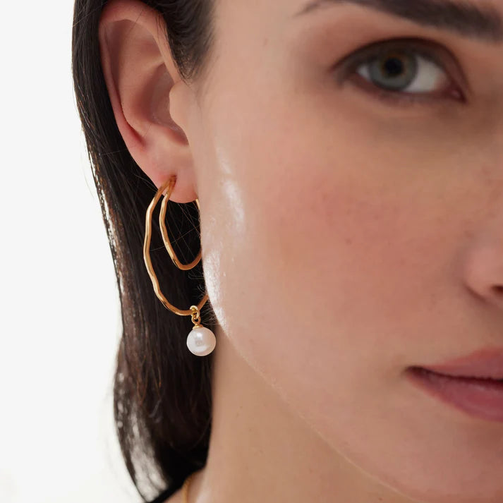 Victoria Cruz Ohrstecker "Endlose Perle" APVC2262