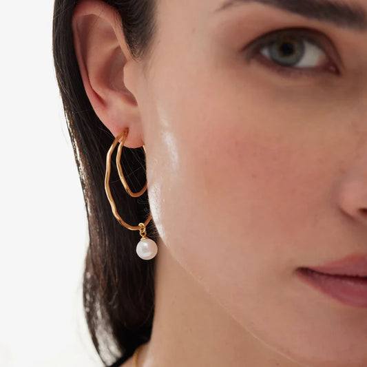 Victoria Cruz Ohrstecker "Endlose Perle" APVC2262