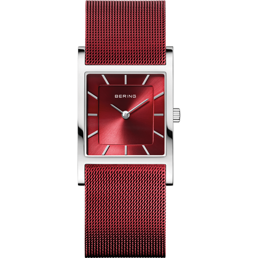 Bering-Armbanduhr silber rot APAUB42210 - Schmuck & Uhren Andrea Panick