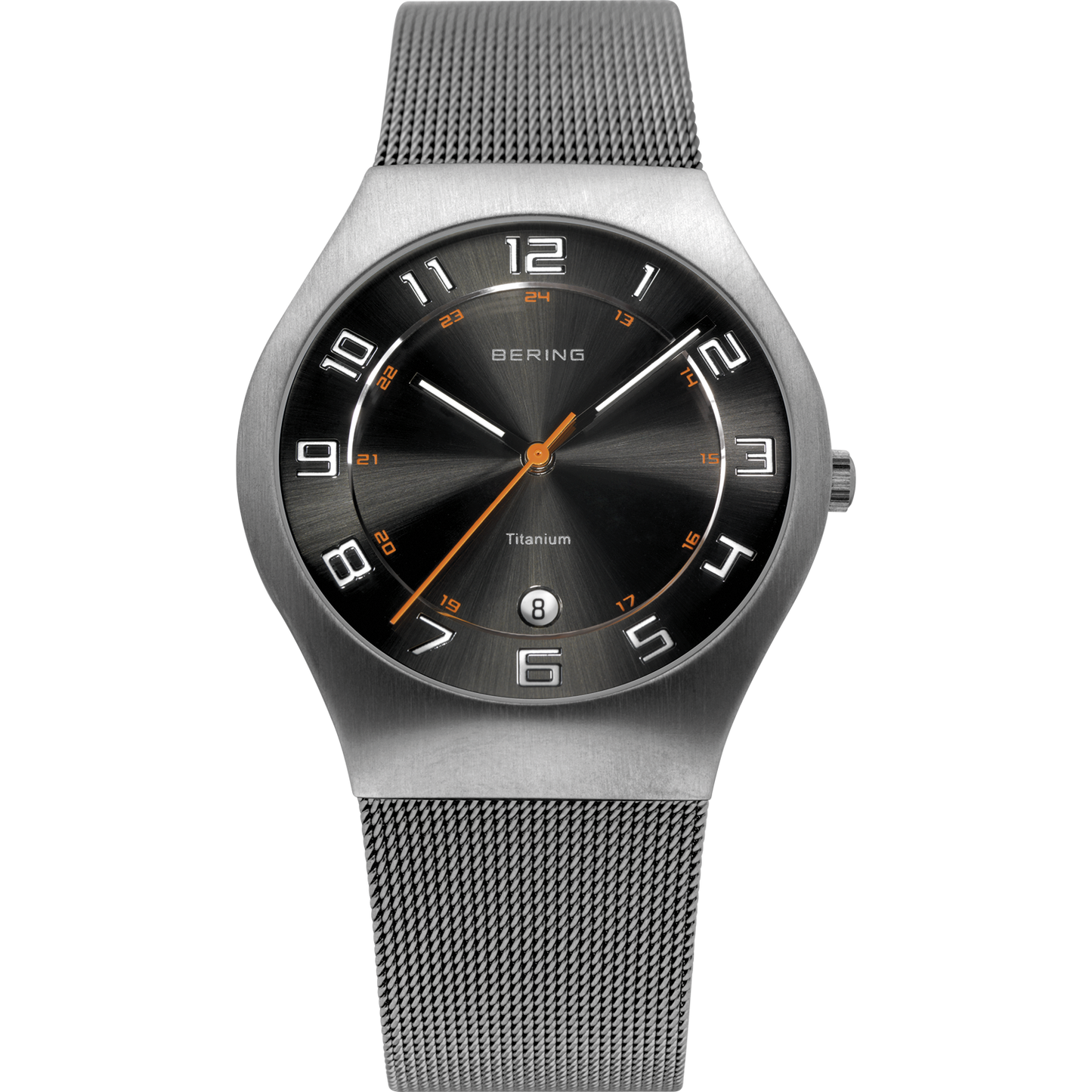 Bering-Armbanduhr Titanium schwarz-grau orange APAUB42229 - Schmuck & Uhren Andrea Panick