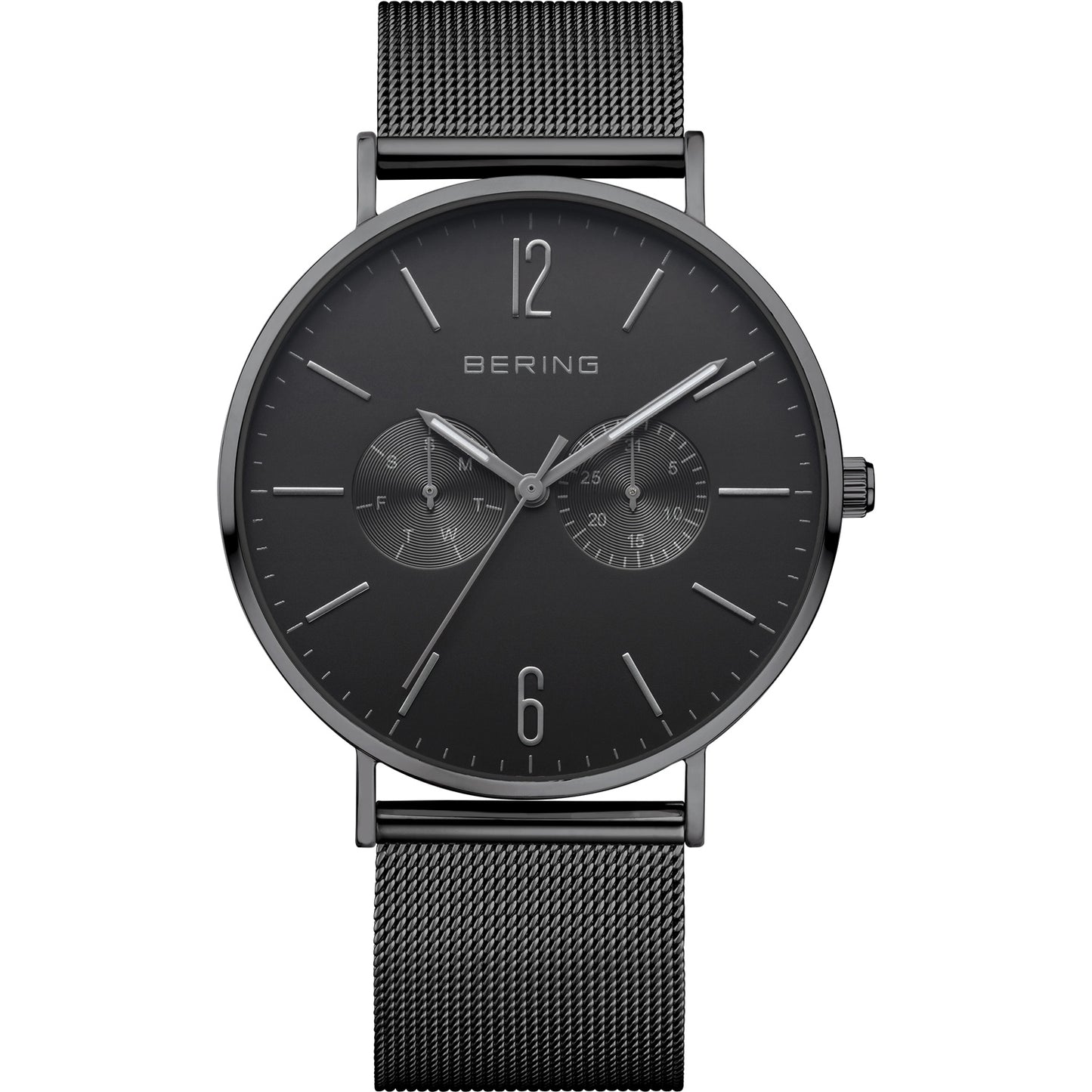 Bering-Armbanduhr Chronograph schwarz APAUB42220