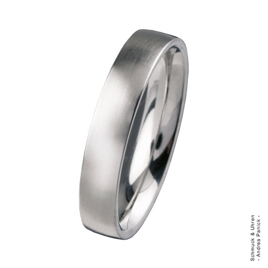 Ernstes Design Ring matt breite Schiene Edelstahl APED22127/2
